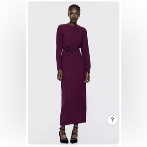 Zara Long Sleeve Cutout Dress